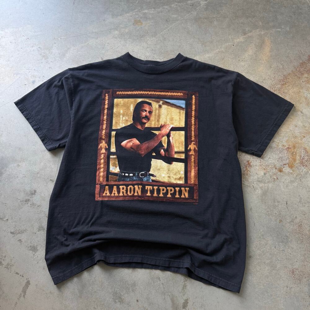 Vintage 90’s Aaron Tippin Winterland Country Folk Music Retro T-shirt Size XL